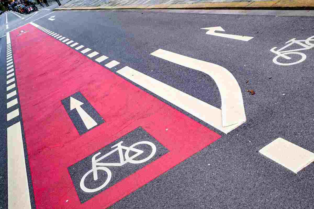 Argine degli Angeli, pista ciclabile