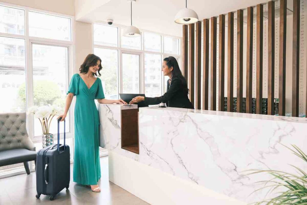 Reception hotel